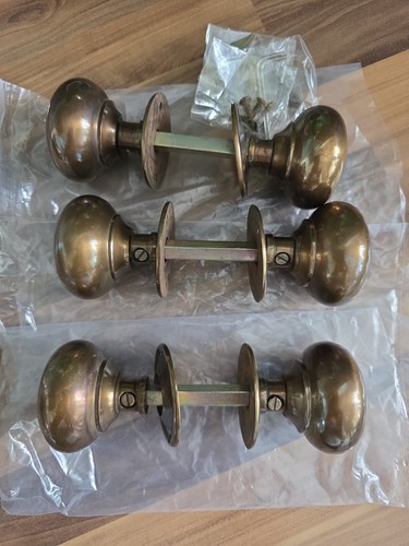 Sets antique brass door - 3,