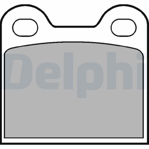 Lp21 delphi brake pad set - pad,