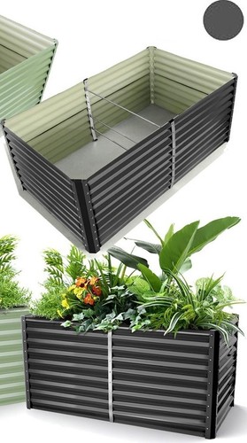 160x80x77cm raised bed - bed, metal