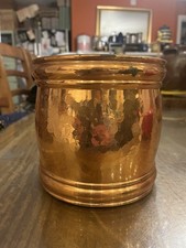 Hammered Copper Planter Plant