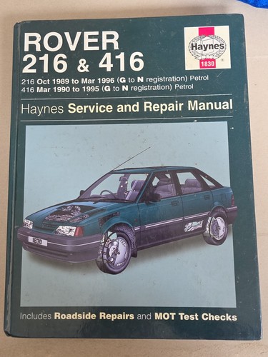 Rover 216 and - , petrol