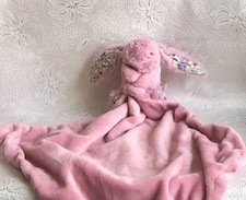 JELLYCAT BASHFUL BLOSSOM TULIP BUNNY COMFORTER SOOTHER SOFT PLUSH TOY