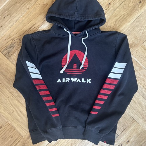 Airwalk black graphic hoodie - airwalk,