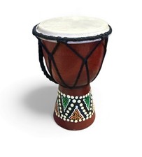 African Art Drum Genuine Camel