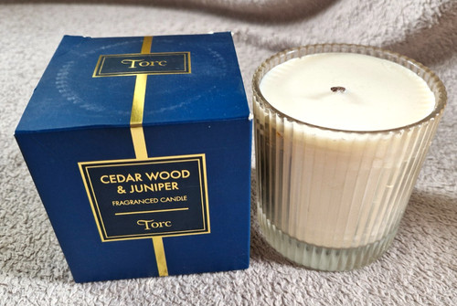 Torc fragranced candle cedar - torc,