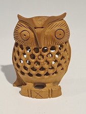 Owl Pierced Carving Hand Made
