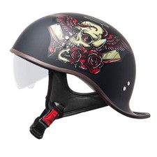 Retro Motorcycle Half Helmet