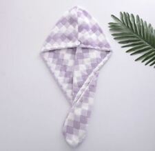 THICK Hair Turban Towel Twist Wrap MICROFIBRE QUICK DRY COTTON HEAD BATH CAP