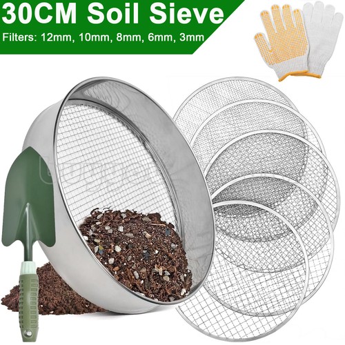 Stainless steel garden riddle - garden,