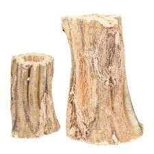 2pcs Natural Papaya Rabbit Chew Sticks Bunny Teeth Care Toys For Small Pets