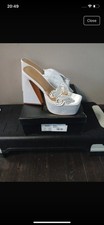 White Platform Butterfly