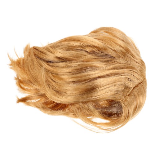 Men short blond wig realistic - men,