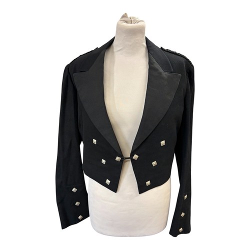 Vintage black wool prince - black,