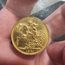 1891 Queen Victoria Full Gold
