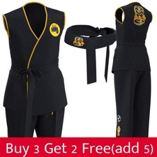 Karate Kid Cobra Kai Cosplay Outfit Comfortable Taekwondo Clothing For Halloween