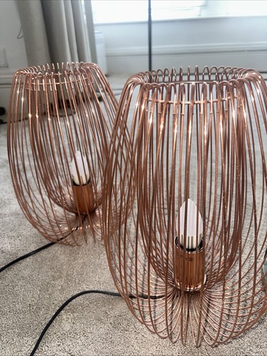 Table lamps pair matching set - lamps,