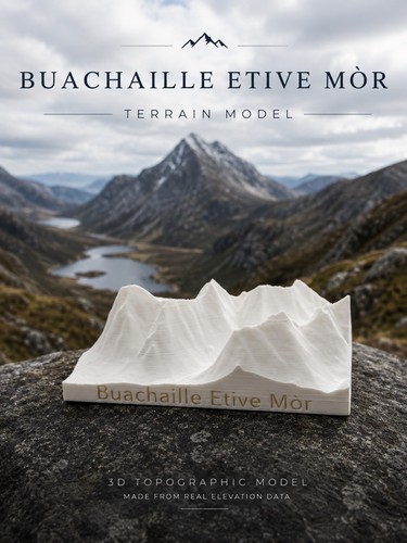 Buachaille etive mor - mor, 3d