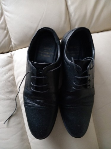Men black leather - men's, size