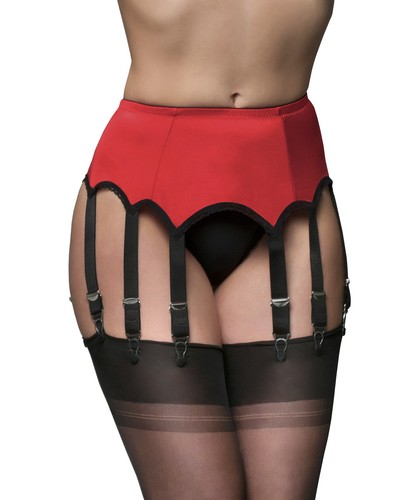 Classic suspender belt with - classic,