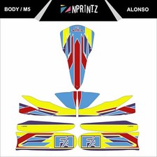 M5 CADET ALONSO KART STICKER
