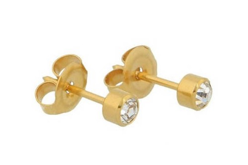 Hypoallergenic 24ct gold - ,
