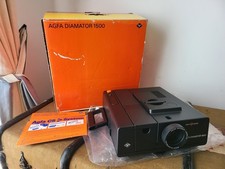 Agfa Diamator 1500 35mm Slide projector + Remote + Lead  - Boxed & Fully Working