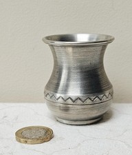 Vintage Swedish pewter bud