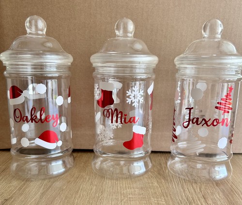 Personalised sweet jars - personalised,