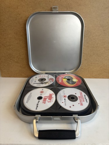 Portable metal dvd storage - dvd,