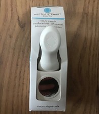 Boxed Martha Stewart 1” Scalloped round Circle Card Craft Punch
