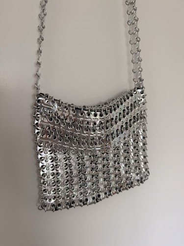 Paco rabanne style metal chain - metal,