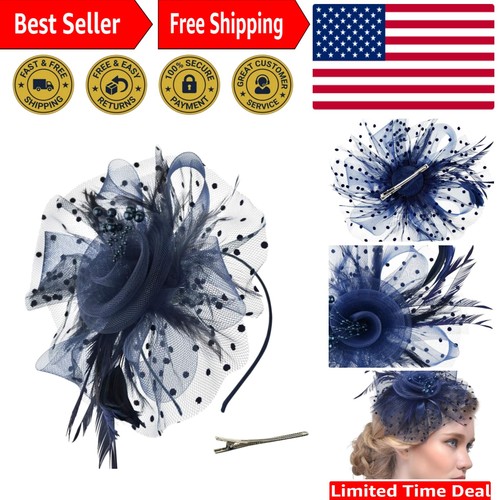 Chic inch navy fascinator - chic,
