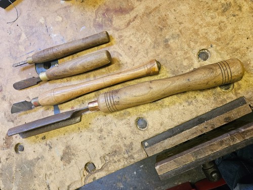 Wood turning chisels 1 - wood,