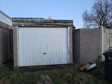 Prefab concrete garage old - concrete,