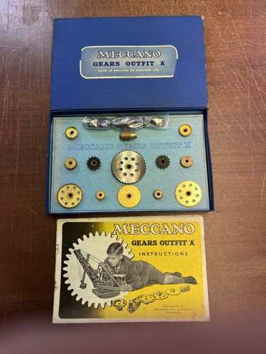 Vintage meccano gears - vintage, a
