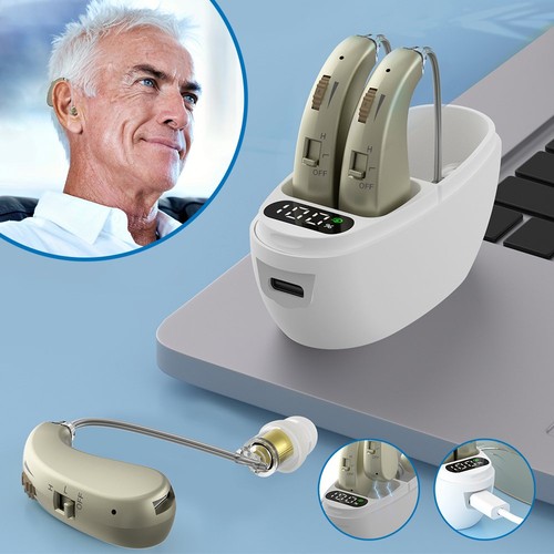 Pair digital hearing aids - pair,