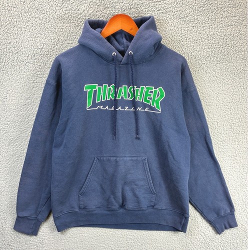 Thrasher magazine hoodie navy - hoodie,