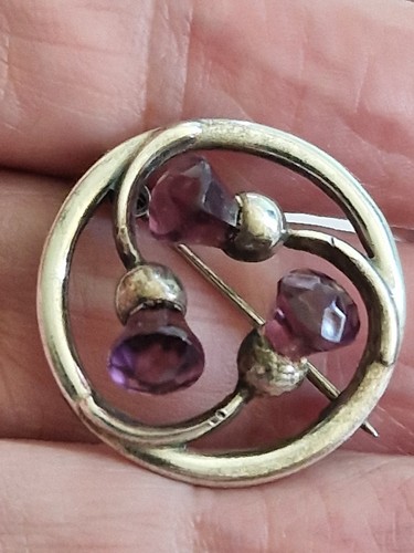 Silver charles horner brooch - horner,