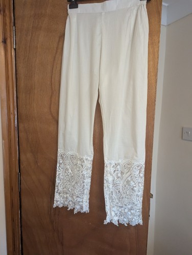 Sana safinaz cream trousers - safinaz,