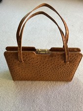 Vintage 1950’s Brown Ostrich