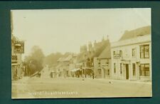 ALRESFORD, WEST STREET WITH HOTELS & SHOPS BY NEWELL,JULY 1909,vintage postcard