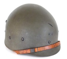 WWII US ARMY M1 HELMET LINER MADE FOR BELGIUM ARMY BY COGEBI  SIZE 5
