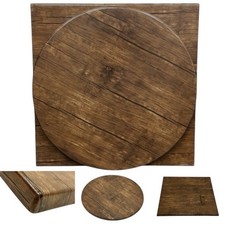 Bistro Table Top, Dark Oak