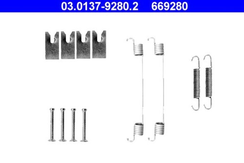 Brake shoes accessory kit - kit, ate
