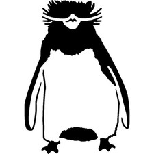 'Rockhopper Penguin' Stencils / Templates (WS000604)