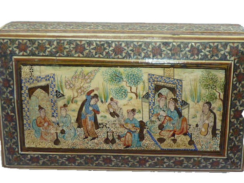 Vintage trinket jewellery box - trinket,