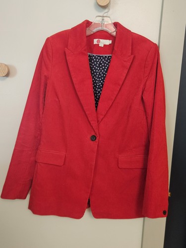 Boden oxshott red - red, corduroy
