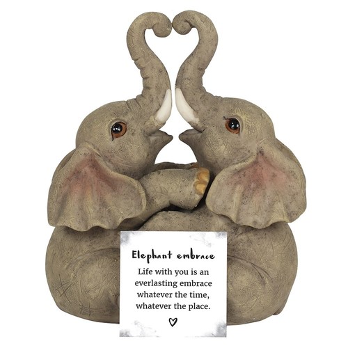 Elephant embrace - embrace,