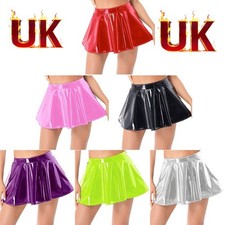 Women PVC Leather Wet Look