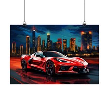 Red Chevrolet Corvette